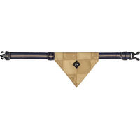 Produktbild von QHP Hundehalsband mit Bandana aus Polyester in Schwarz oder Beige Größe S