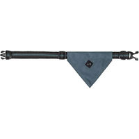Produktbild von QHP Hundehalsband mit Bandana aus Polyester in Schwarz und Blau Größe XS