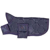 Produktbild von QHP Hundemantel Classy Kunstfell Blau 45 cm