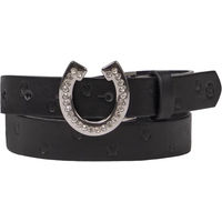 Produktbild von QHP Jaily Gürtel aus Kunstleder Schwarz 55 cm Unisex