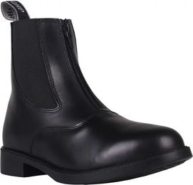 QHP Jodhpur Manilla Reitstiefeletten aus Leder in Schwarz Größe 43 – Bild 1 von 7