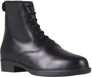 Produktbild von QHP Jodhpur Tulsa Reitstiefel für Kinder aus Leder in Schwarz Größe 32