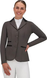 Produktbild von QHP Juliet Turnierjacke Damen Grau Nylon Größe 44