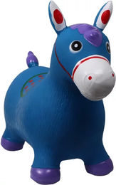 QHP Jumpy Horse Hüpfpferd Blau – Bild 1 von 5