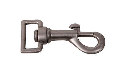 QHP Karabinerhaken aus Metall in Silber für Decken und Halfter – Bild 1 von 2