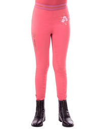 Produktbild von QHP Kinder Reitlegging Yazz Vollbesatz Rosa aus Polyester für ganzjähriges Reiten