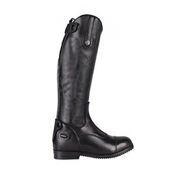 Produktbild von QHP Kinder Reitstiefel Birgit Junior Leder/Synthetik Schwarz Größe 40