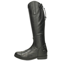 QHP Kinder Reitstiefel Birgit Junior Schwarz Leder/Synthetik Größe 39 – Bild 1 von 4