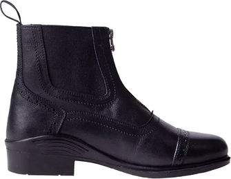 QHP Kinder Reitstiefel Calgary Thermo aus Leder Schwarz – Bild 1 von 2