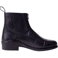 Produktbild von QHP Kinderstiefeletten Calgary aus Leder Thermo Winter Schwarz Größe 35