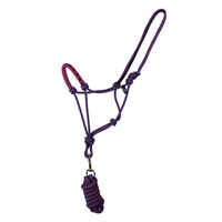 Produktbild von QHP Knotenhalfter Set Dazzling Lila aus Seil