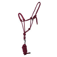 Produktbild von QHP Knotenhalfter Set Raspberry Rosa aus Seil