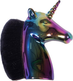 QHP Kopfbürste Unicorn für Pferde bunt aus Kunststoff – Bild 1 von 2