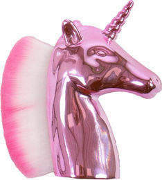 QHP Kopfbürste Unicorn für Pferde in Rosa – Bild 1 von 2