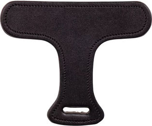 Produktbild von QHP Kruppenfixierung für Pferde aus Leder in Schwarz