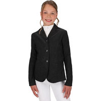Produktbild von QHP Kynlee Turnierjacke für Mädchen in Schwarz aus Polyester für den Sommer