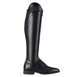 QHP Leder Reitstiefel Hailey Breit Schwarz Größe 40 – Bild 1 von 5