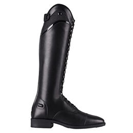 QHP Leder Reitstiefel Hailey Junior Schwarz Größe 37 – Bild 1 von 5