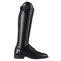 Produktbild von QHP Leder Reitstiefel Hailey Junior Schwarz Größe 37