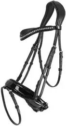 Produktbild von QHP Leder-Zaumzeug für Ponys in Schwarz