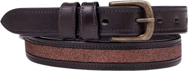 Produktbild von QHP Ledergürtel Unisex Braun 65 cm