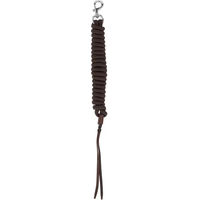 Produktbild von QHP Liberta Longe Reiten und Anbindestrick aus Leder in Braun