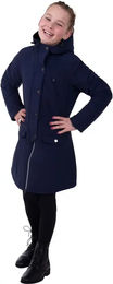 Produktbild von QHP Linde Winterjacke für Mädchen Blau wasserdicht aus Polyester Größe 140
