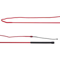 Produktbild von QHP Longier-Peitsche teilbar Rot 180 cm aus Gummi