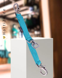 Produktbild von QHP Longierbrille Sky in Türkis mit Gurtband