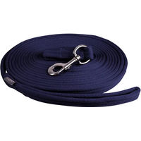 Produktbild von QHP Longierleine aus Polyester für Pferde in Blau - 8 m