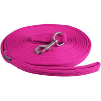 Produktbild von QHP Longierleine aus Polyester in Fuchsia - 8 m