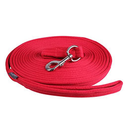 QHP Longierleine aus Polyester in Rot mit Tasche 8 m - 8 m – Bild 1 von 7