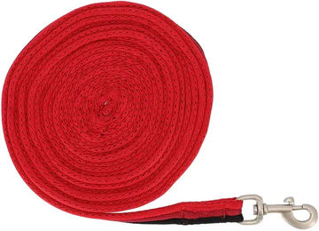 QHP Longierleine Collection 8 Meter Rot – Bild 1 von 2