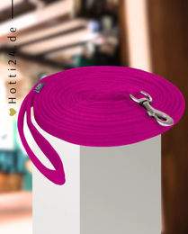 Produktbild von QHP Longierleine für Pferde in Fuchsia