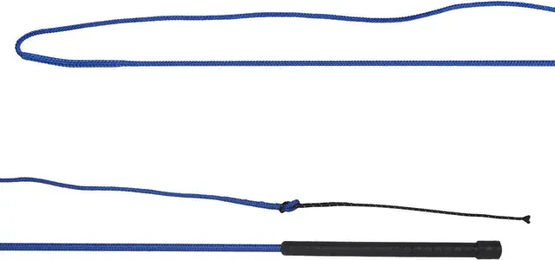 QHP Longierpeitsche teilbar 180 cm Blau aus Gummi – Bild 1 von 5