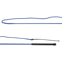 Produktbild von QHP Longierpeitsche teilbar 180 cm Blau aus Gummi