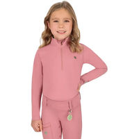 Produktbild von QHP Lucky Start Langärmliges Wettbewerbs-Polo für Mädchen in Rosa