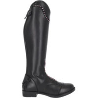 Produktbild von QHP Lucky Start Reitstiefel für Kinder in Schwarz oder Rosa Größe L aus Polyurethan