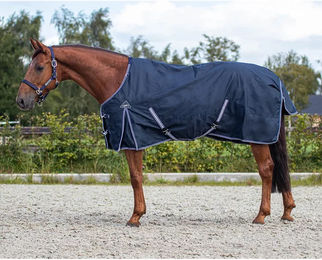 Produktbild von QHP Luxury Outdoor-Decke für Pferde Blau aus Polyester