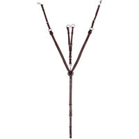 Produktbild von QHP Luxus-Jagdhalsband aus Leder mit Ziernähten