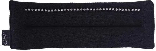 QHP Madelon Kinnpad für Vollblut in Schwarz aus Polyester – Bild 1 von 3