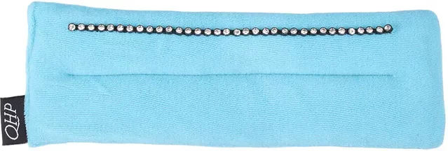 Produktbild von QHP Madelon Kinnpad mit Strasssteinen für Vollblut in Blau
