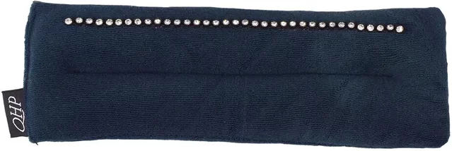 Produktbild von QHP Madelon Scheide für Kinnriemen aus Polyester für Pony in Schwarz oder Blau