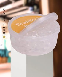 QHP Mähnengummis Einflechtgummis Transparent 50g Box – Bild 1 von 1