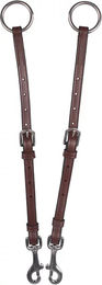 QHP Martingalgabel aus Leder für Ponys in Braun – Bild 1 von 2