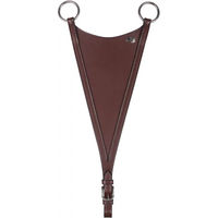Produktbild von QHP Martingalgabel Geschlossen aus Leder für Vollblut in Braun
