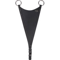 Produktbild von QHP Martingalgabel Geschlossen aus Leder für Vollblut in Schwarz