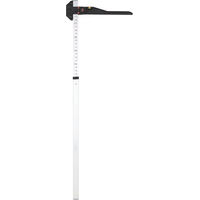 Produktbild von QHP Messlatte Schwarz Silber