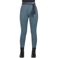 Produktbild von QHP Micah Reithose für Damen Sommer Blau Größe 32