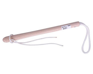 Produktbild von QHP Nasenbremse Twitch aus Holz für Pferde in Natur Beige